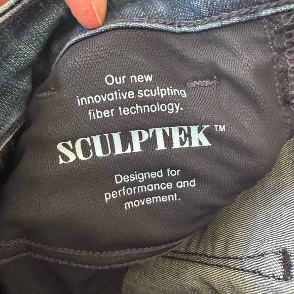 Athleta Sculptex Ultra Skinny Denim Mid-Rise Jeans - Picture 10 of 12